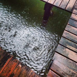 lluvia en Izabal. Foto por Aixa